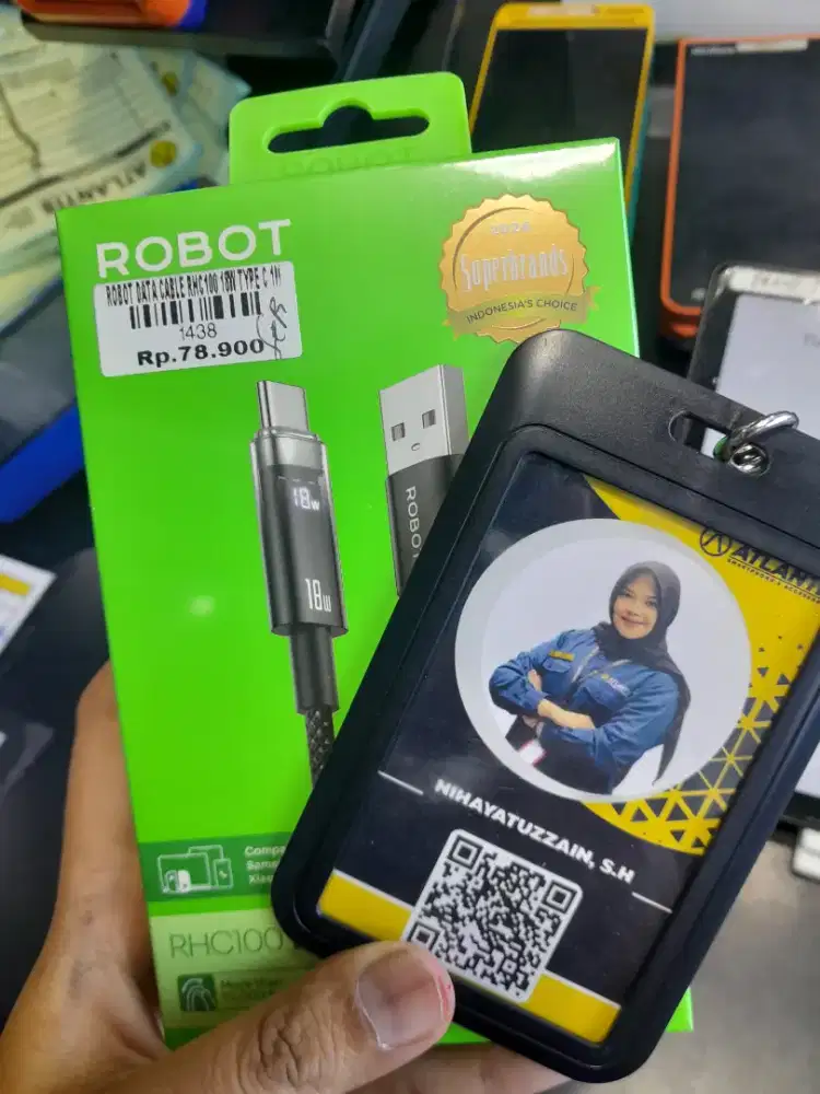 ROBOT DATA CABLE RHC100 18W TYPE C 1M