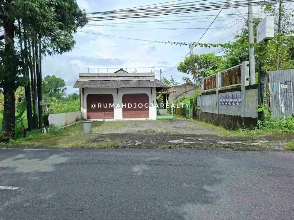 Tanah Strategis Bonus Bangunan Pinggir Jalan Raya Palagan km 9 Sleman