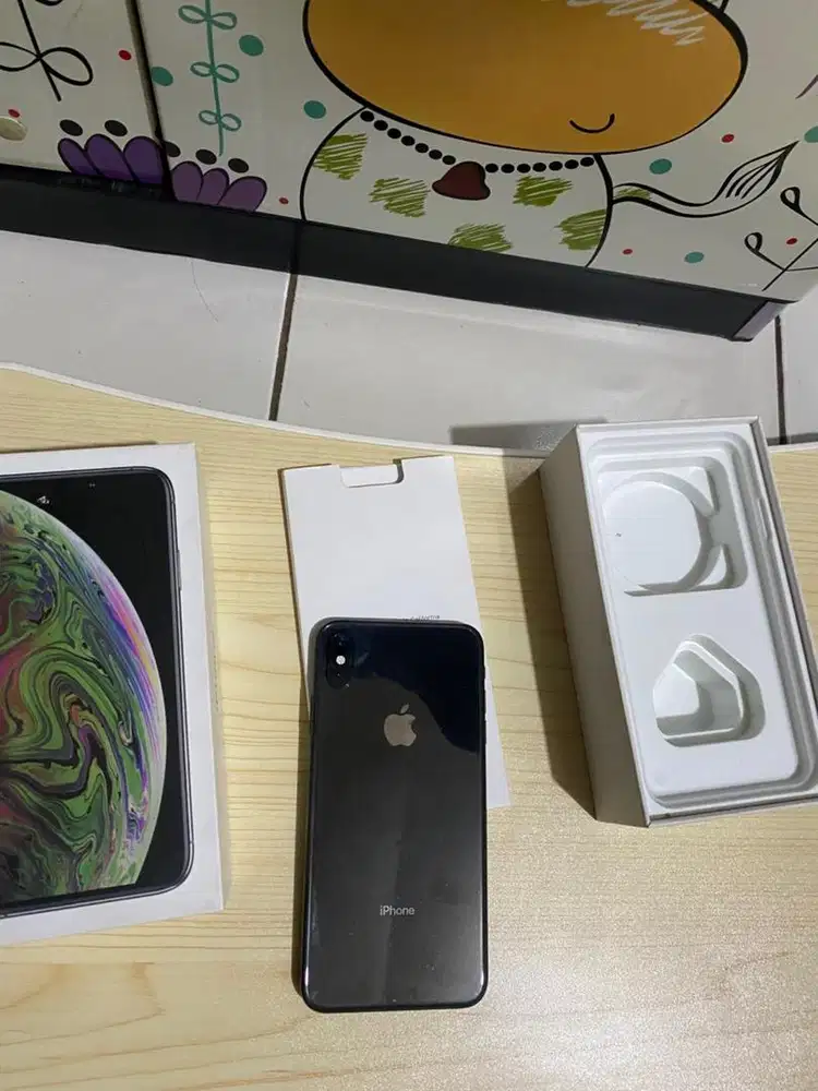 Iphone xs max 512gb inter imei regist warna black