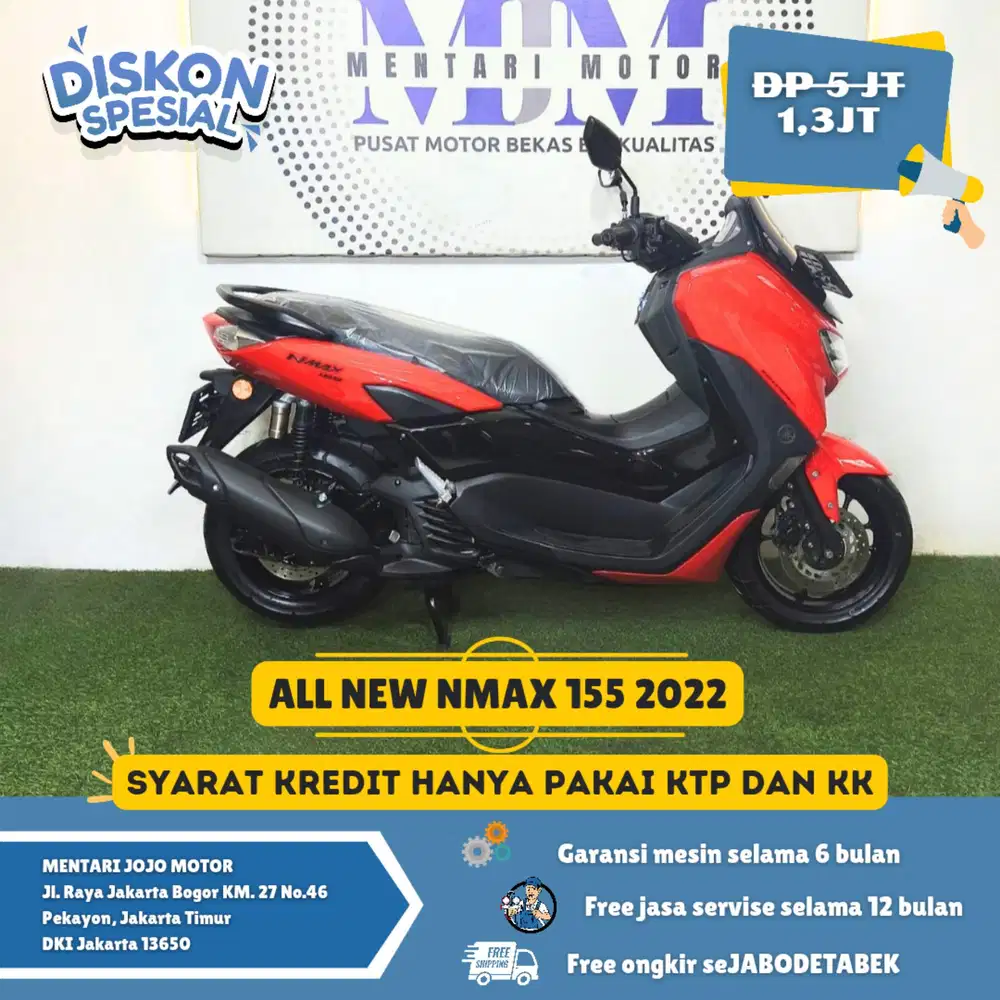 ALL NEW NMAX 155 2022 WARNA LANGKA DP 1.4JT!! CASH / KREDIT