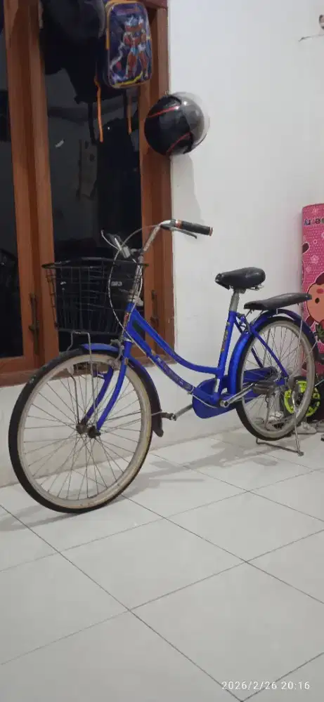 Sepeda semi ontel merk phoenix warna biru jakarta barat
