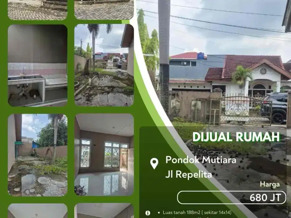 Dijual Rumah Daerah Repelita Pekanbaru Kota Siap Huni!