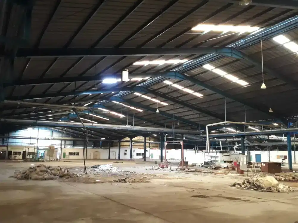 Dijual Ex Pabrik Cikarang Barat Luas +/- 51 ha Pabrik Siap Pakai