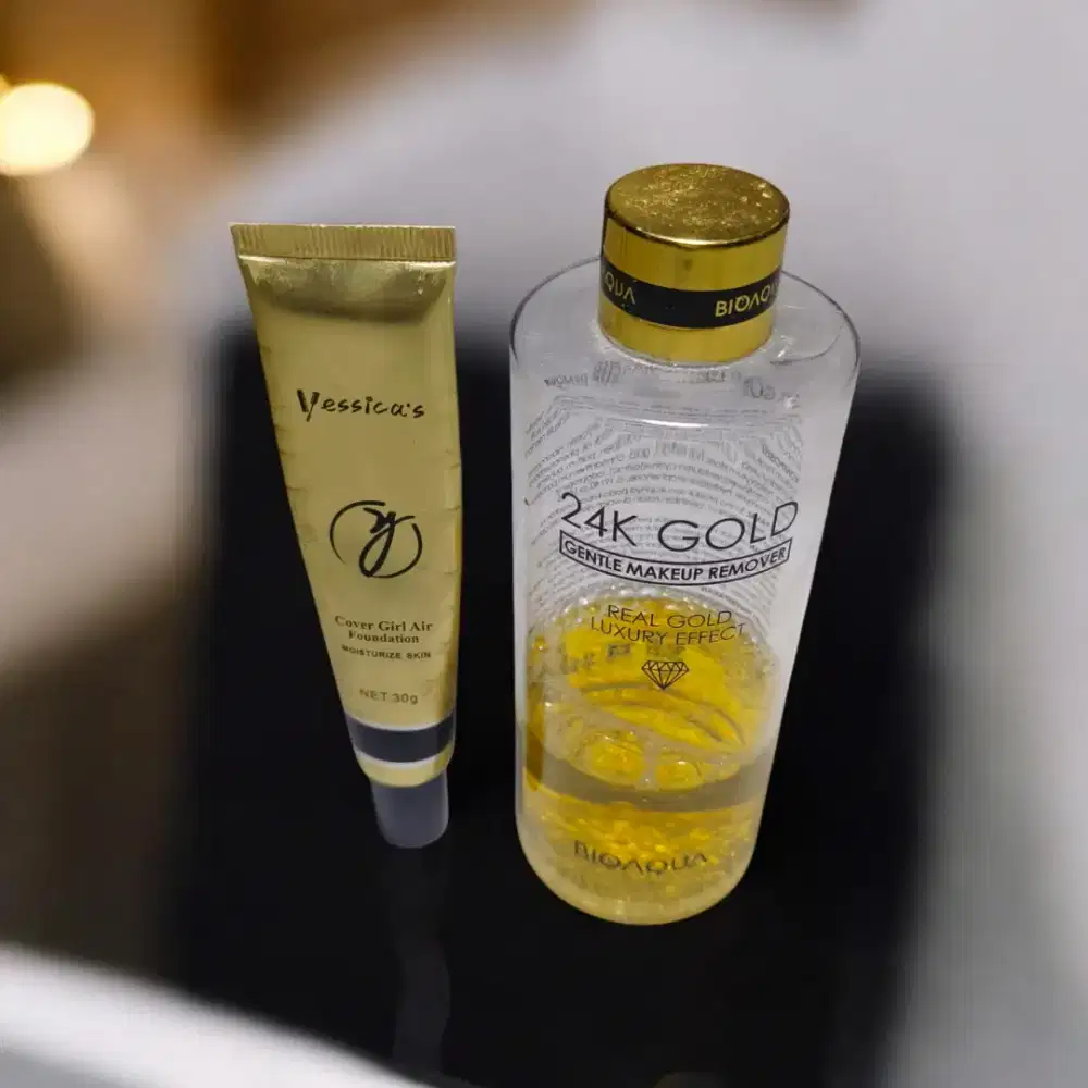 BIOAQUA 24K Gold Gentle Makeup Remover free Foundation Yessicas's