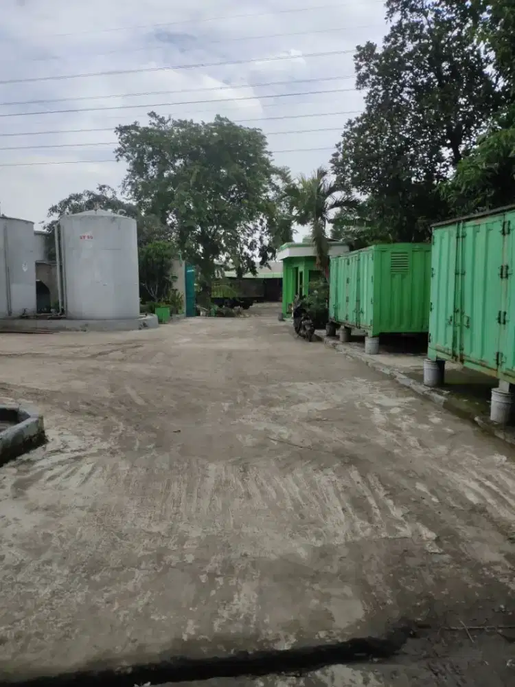 Tanah dan bangunan ex Pabrik 9709 m2 di Inspeksi Kalimalang Jakarta
