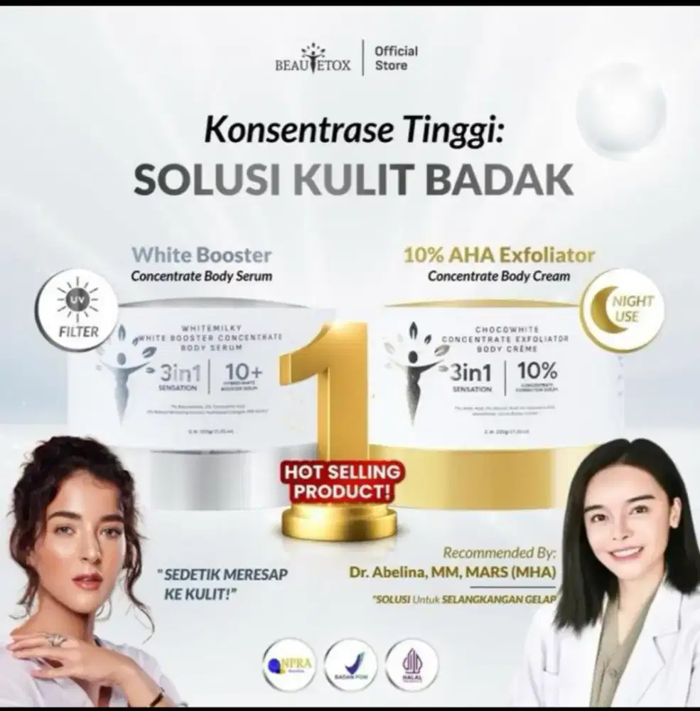 Beautetox 2pcs Body Serum & Body Cream