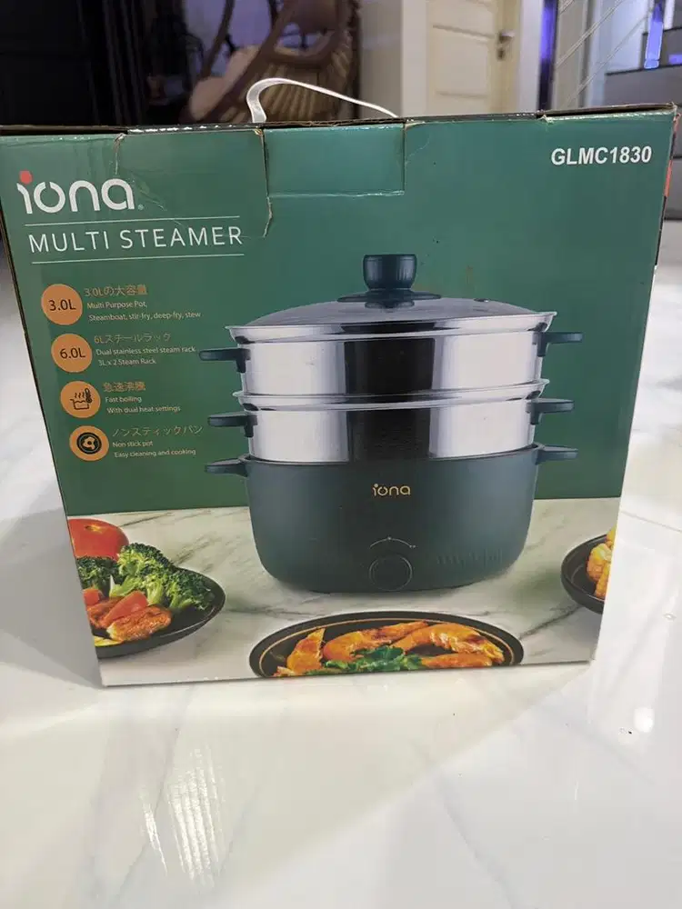 Iona 6L Multi Cooker Streamer GLMC1830