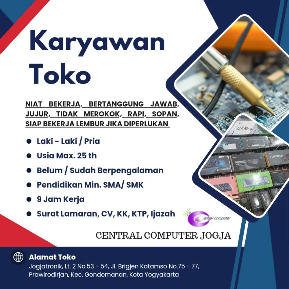 Karyawan Central Computer Jogja