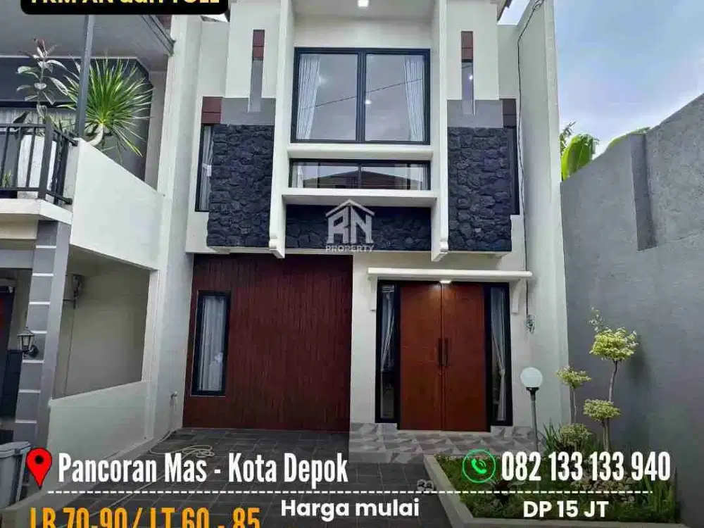 Rumah Mewah Dalam Townhouse Samping Exit Tol Sawangan Depok