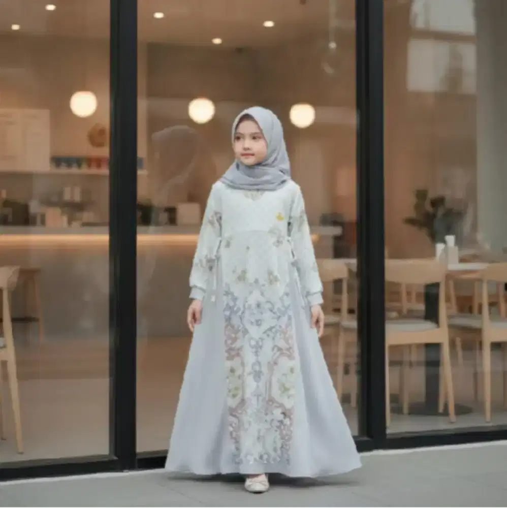 Cod bayar ditempat gamis anak muslimah