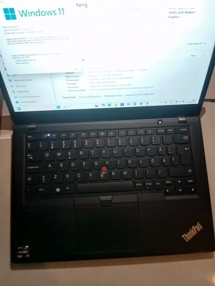 LAPTOP LENOVO THINKPAD X13 AMD RYZEN
