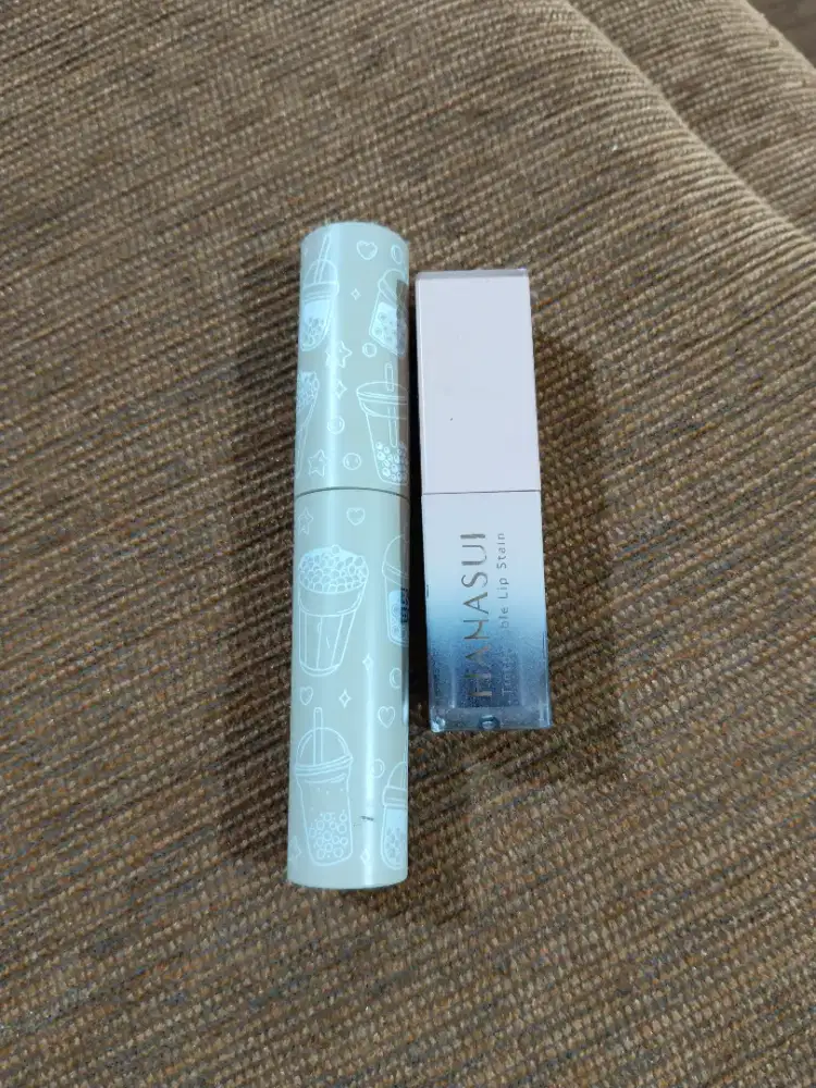 Preloved lip cream dan lip tint hanasui