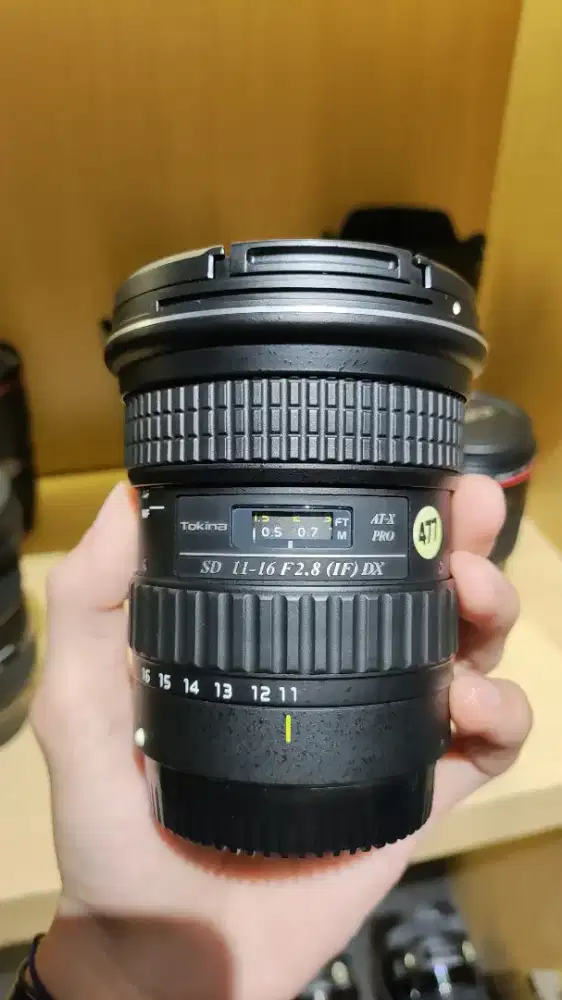 Lensa Tokina SD 11-16MM F2.8 DX For Canon. Good Condition