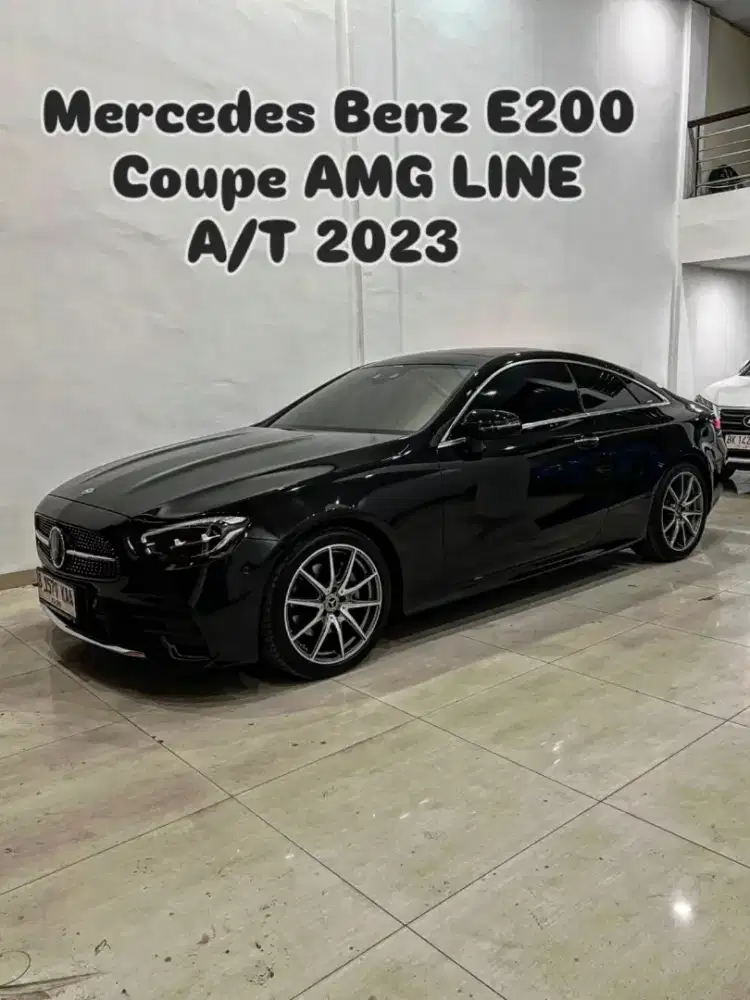 Mercedes Benz E200 COUPE AMG Line A/T 2023 / 2024 Hitam e300 430i