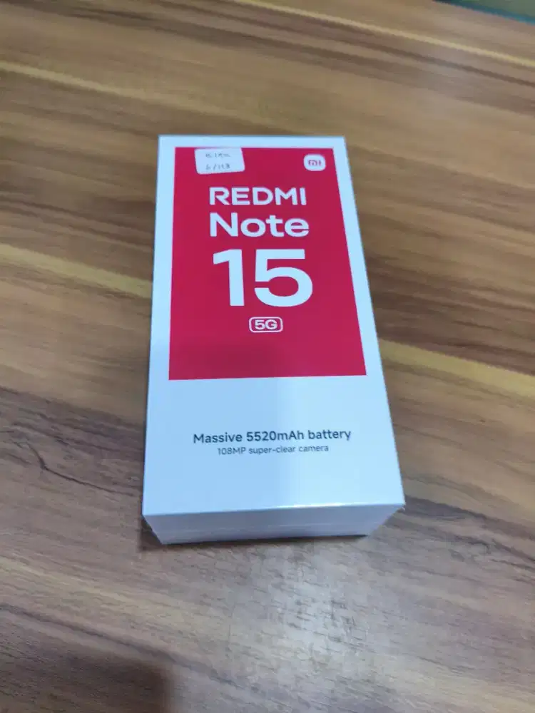 Redmi NOTE 15 5G 6+6/128 Edge NFC Baru spesial promo ramadhan