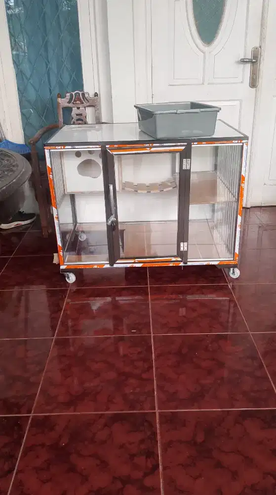 Kandang kucing aluminium