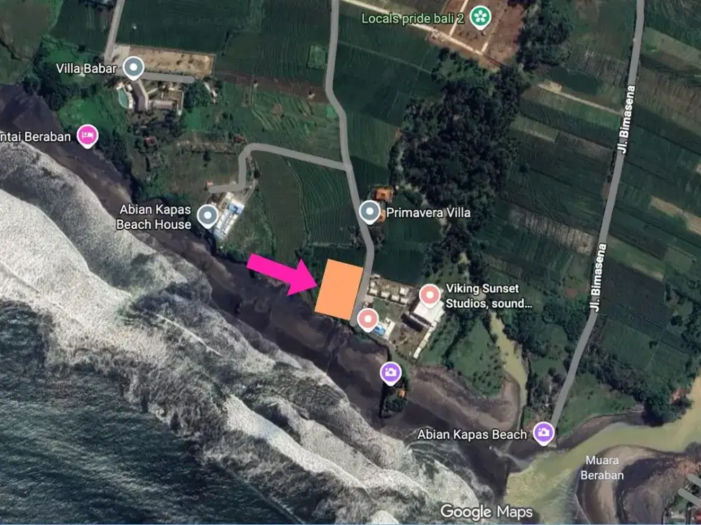 DIJUAL TANAH LOS PANTAI PASUT - TABANAN, BALI