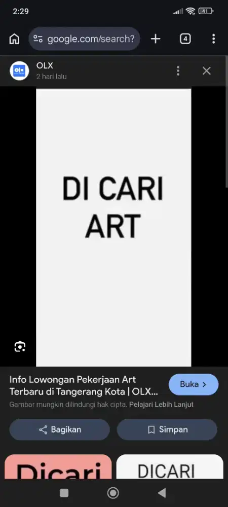 BUTUH ART PP MOMONG & MASAK (DIBANTU 1 ART LAIN)