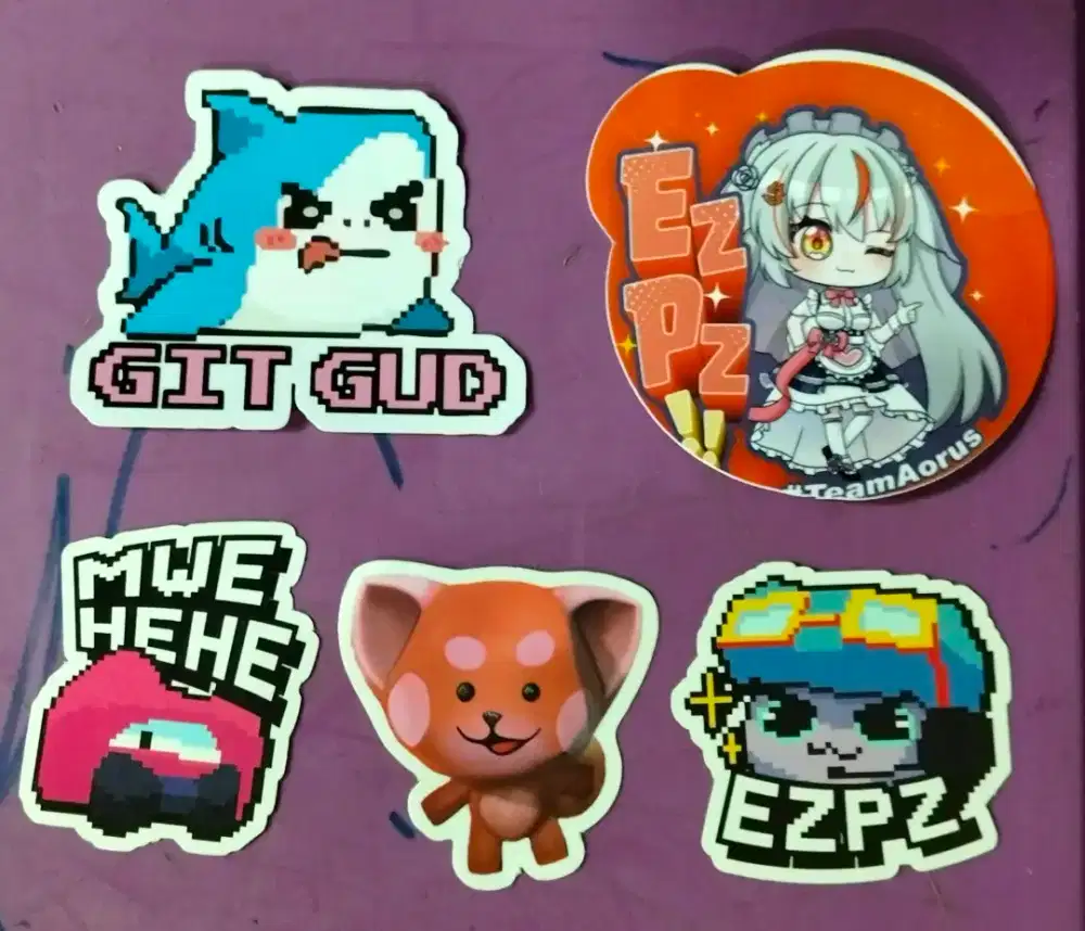 Stiker animasi Lucu