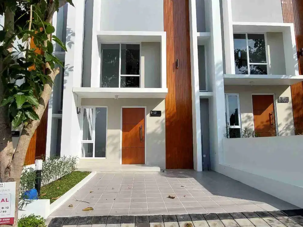 Rumah dua lantai scandinavian 10 menit kekampus undip tembalang semarang