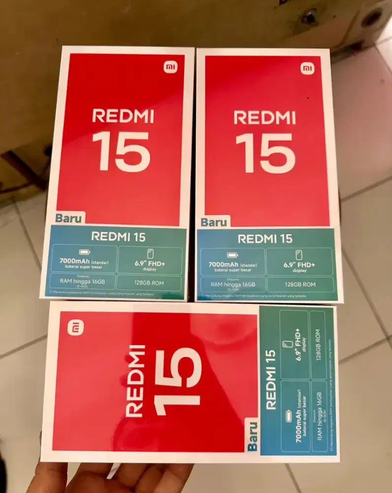 Redmi 15 8/128 NEW TERMURAH