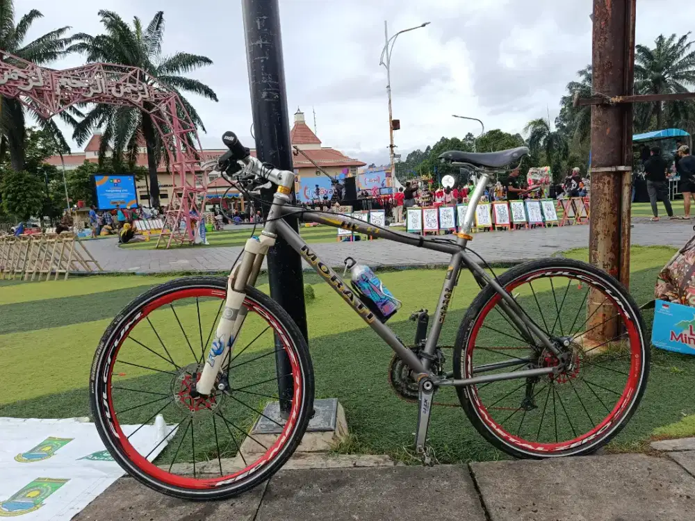 Bismillah wts
Sepeda rare,langka,MORATI Titanium
SIZE 17