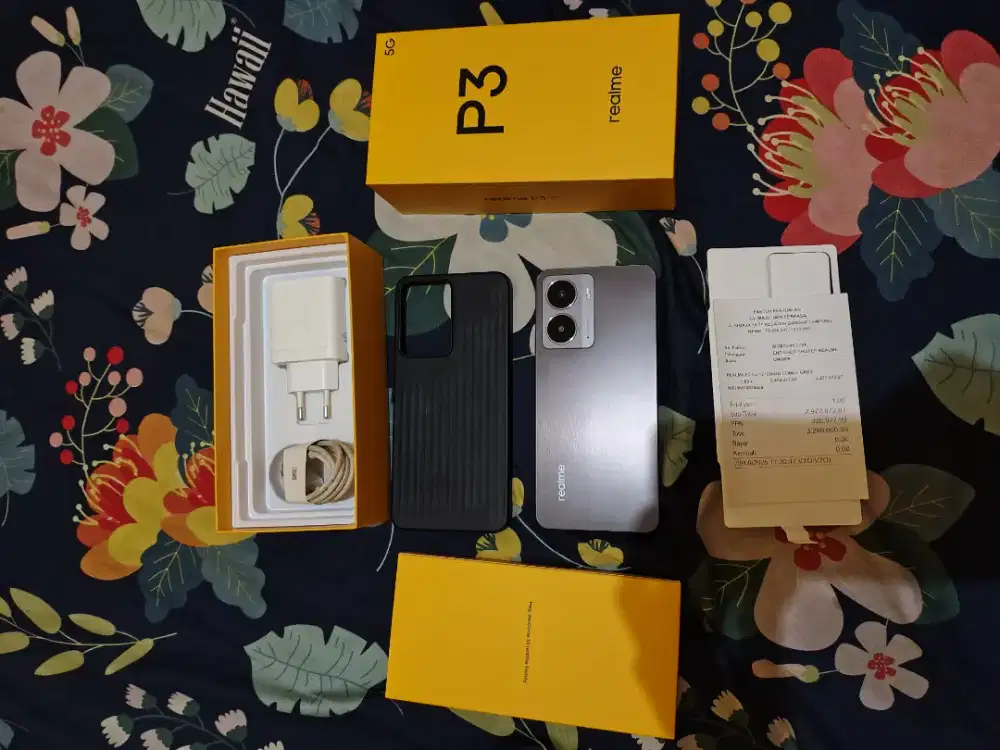 Realme P3 5G 12/256 Fullset Mulus