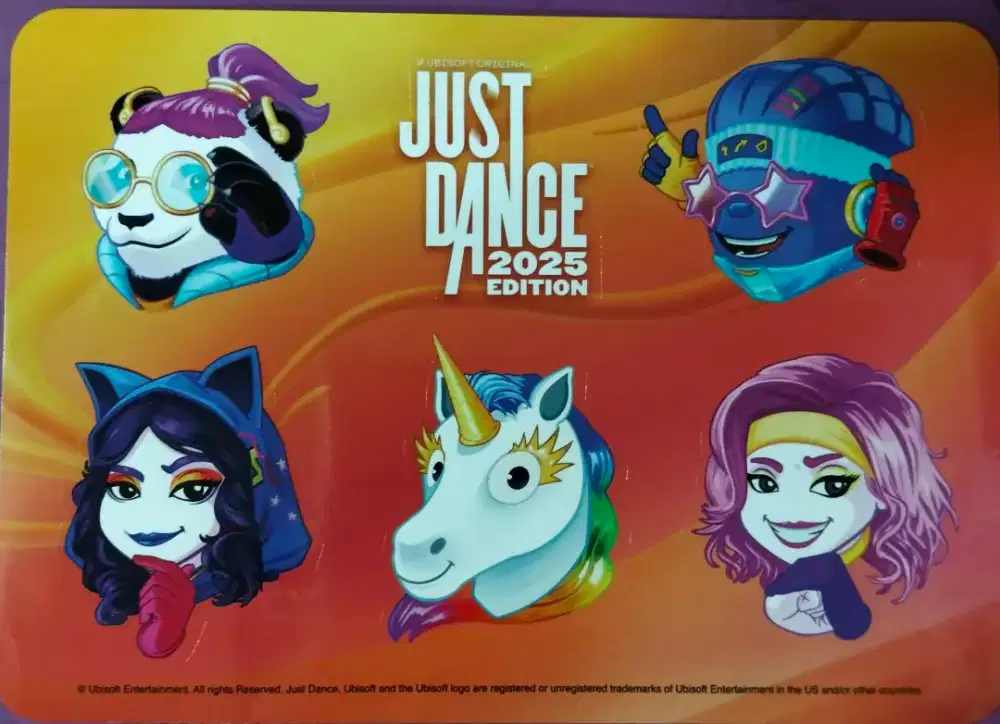 Limited edition Stiker Just Dance