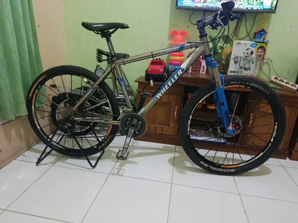 Bismillah wts Sepeda Wheeler titanium rare 
SIZE 17