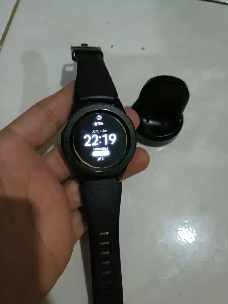 Second Samsung Galaxy Watch S3 Frontier 46mm resmi batangan mulus