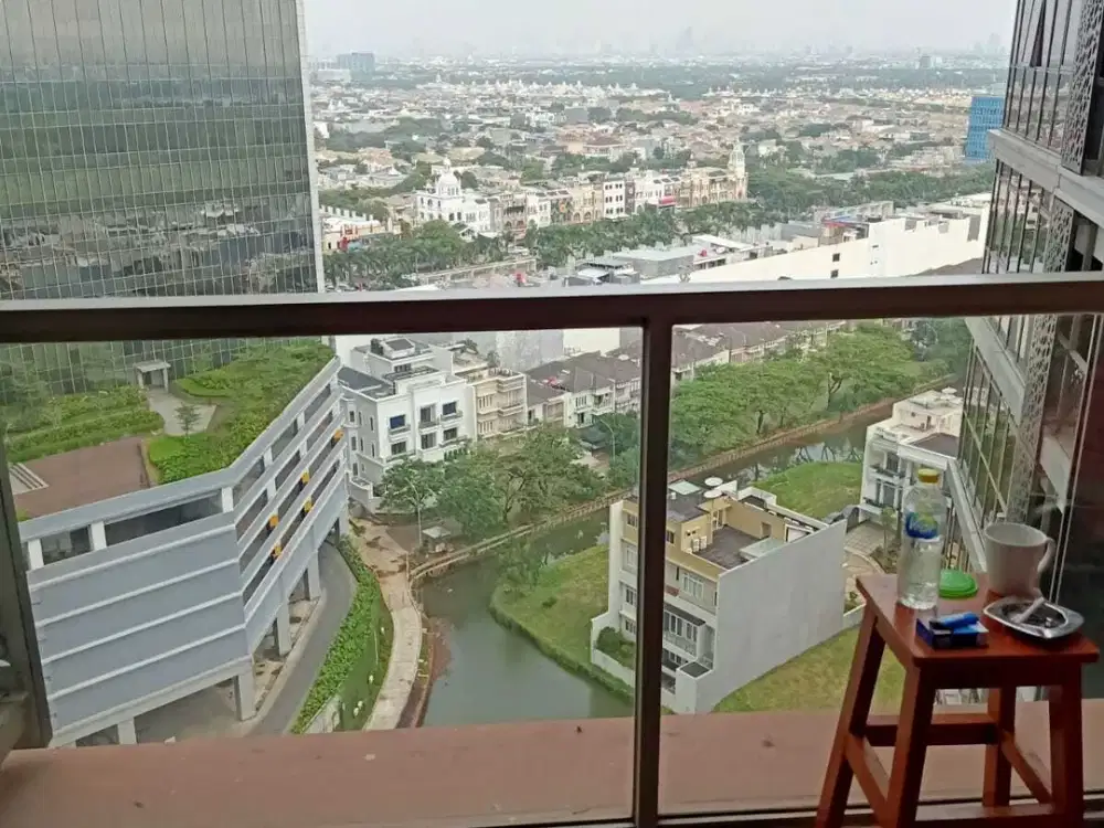 Dijual apartemen gold coast 1 kamar luas 51 free pakr