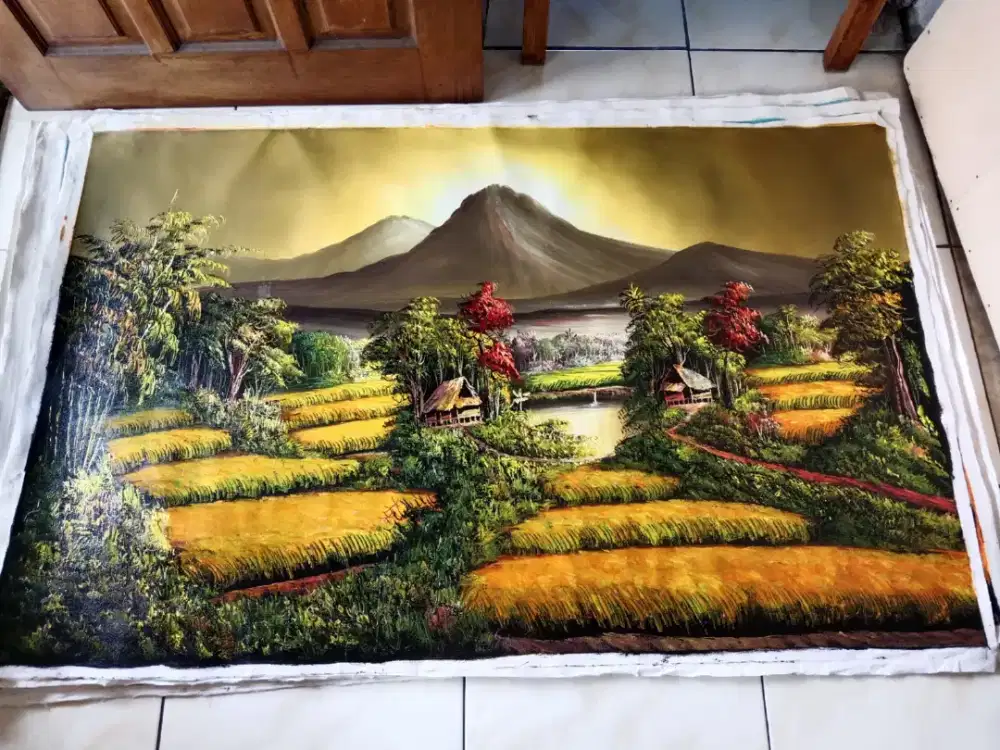 Lukisan pemandangan alam