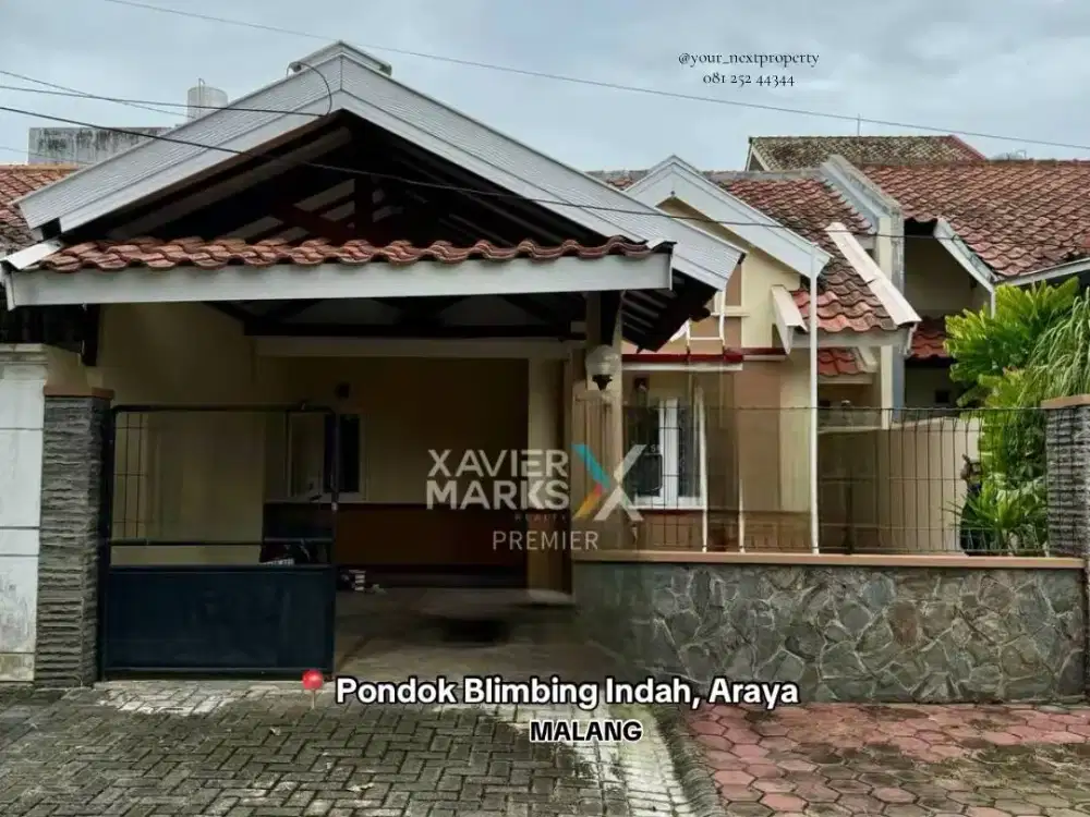 Rumah Minimalis Siap Huni Di Pondok Blimbing Indah Araya Kota Malang