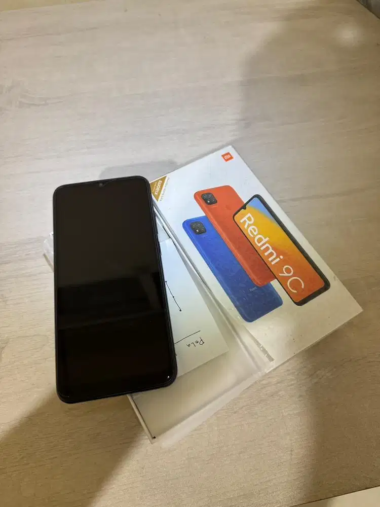 Redmi 9C black fullset bekas grnsi resmi
