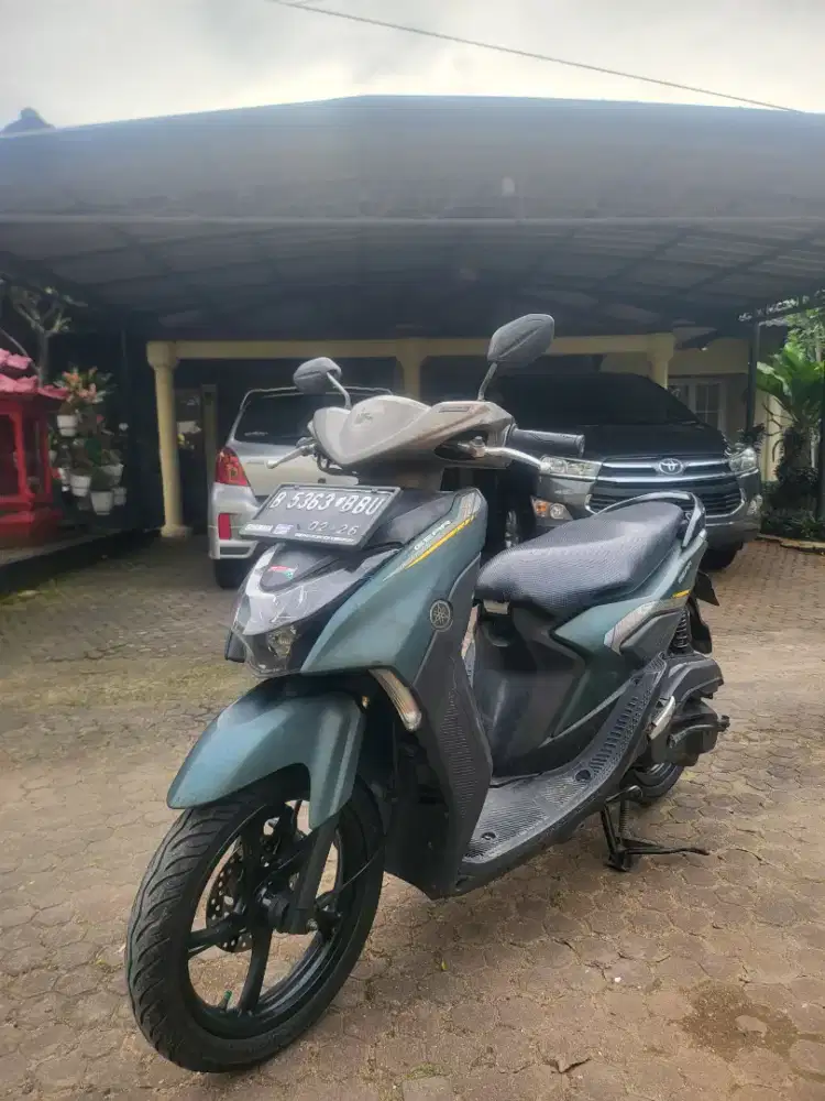Yamaha Gear 125 Tahun 2021 Hijau Full Orisinil Surat Lengkap