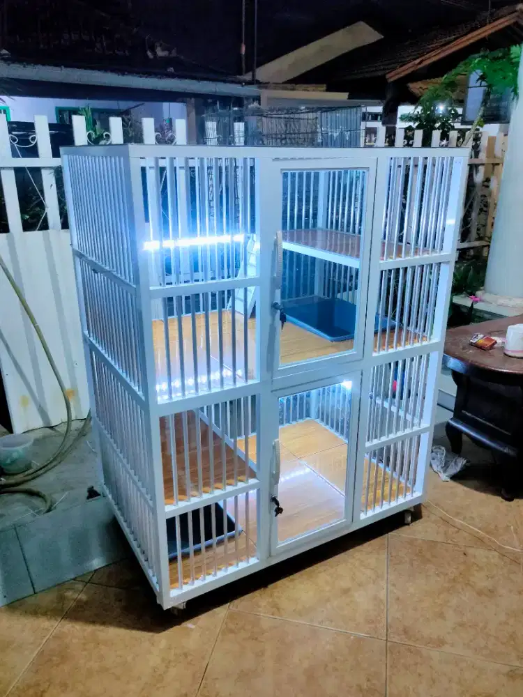 Kandang Kucing Aluminium Preloved BSH Persia Scottish Munchkin British