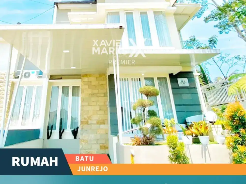 Rumah Villa Hook Full Furnish With Private Pool Di Junrejo Kota Batu