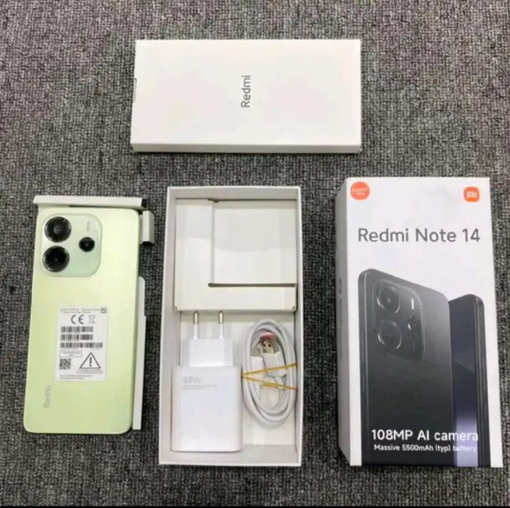 Dijual Redmi Note 14 4G lime green 128gb