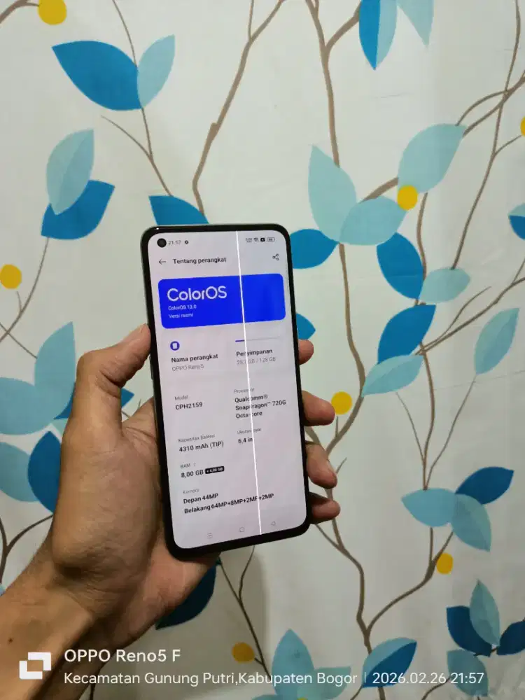 Oppo reno 5 4g 8/128