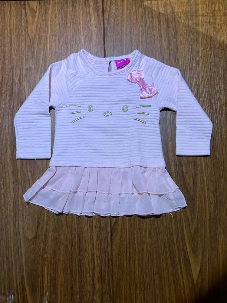 baju hello kitty size 1-2 th