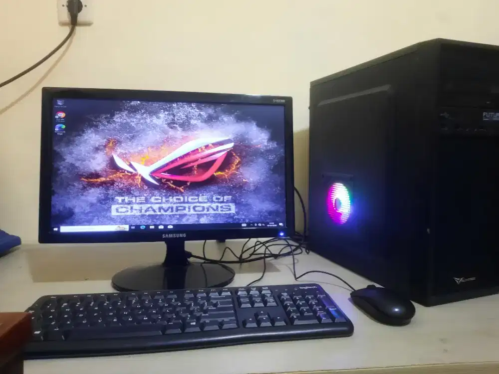 1SET Komputer GEMING(Intel Core,i5-3470)LED-19inc Supot Game No Minus