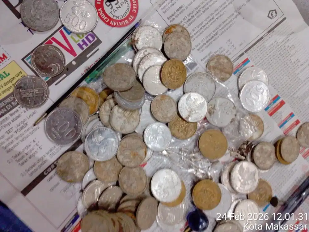 Jual uang koin bermacam-macam tahun 2010