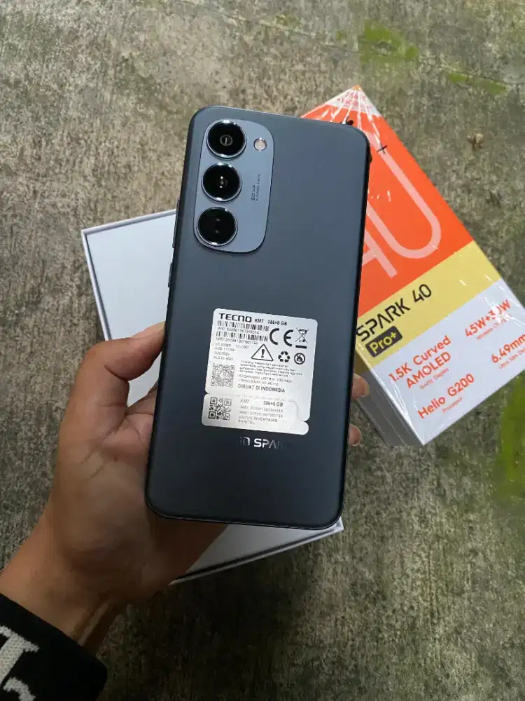 Tecno 40 Pro+ 16/256 TERBARU Layar Curved