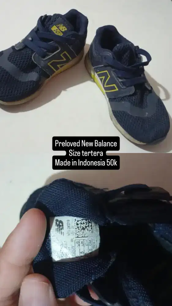 SEPATU ANAK NEWBALANCE ORI