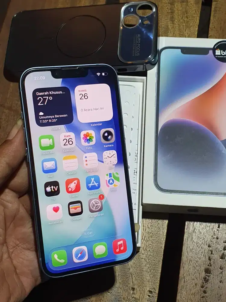 Iphone 14 blue 128 gb ibox