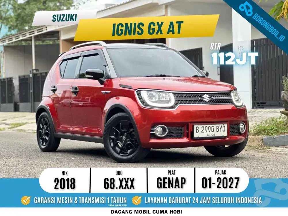 MURCEE Suzuki Ignis GX AGS Uptown Red Pearl 2018