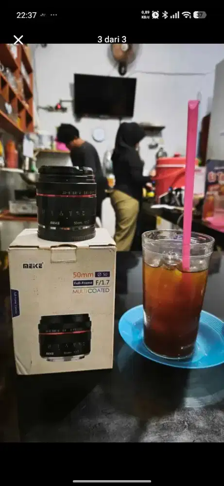 Lensa fix meke 50mm f/1.7 full frame