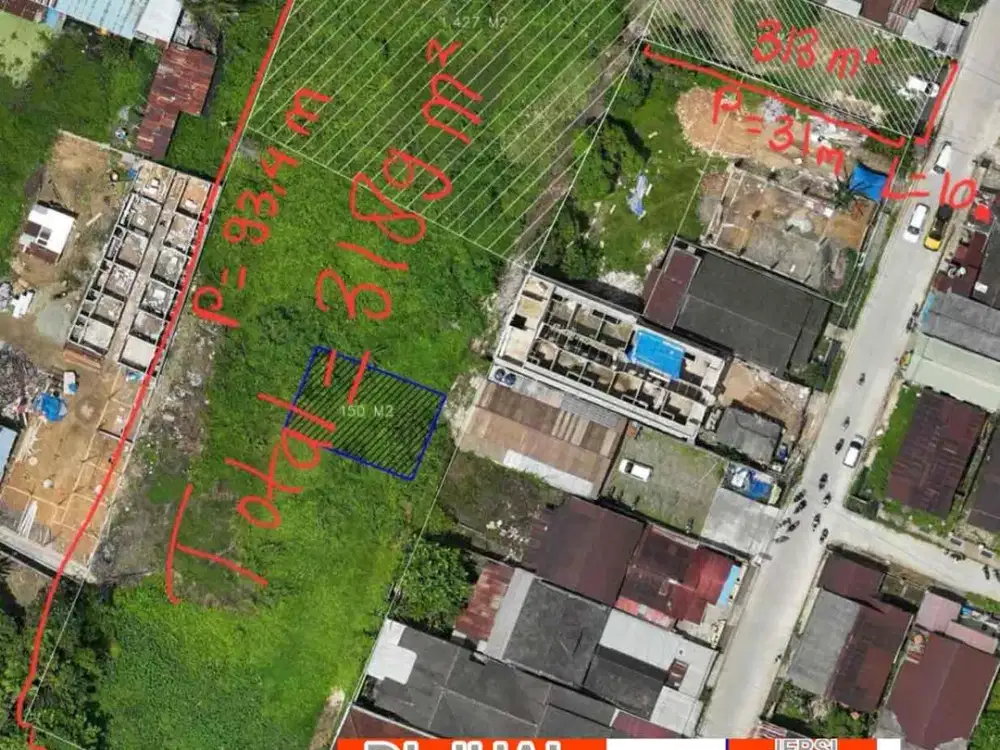 Tanah Jual Dibawah NJOP Dibawah Harga Pasar Propek Buat Kost Kostan Samarinda Ulu