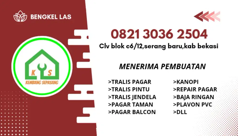 PAGAR TRALIS KANOPI MINIMALIS