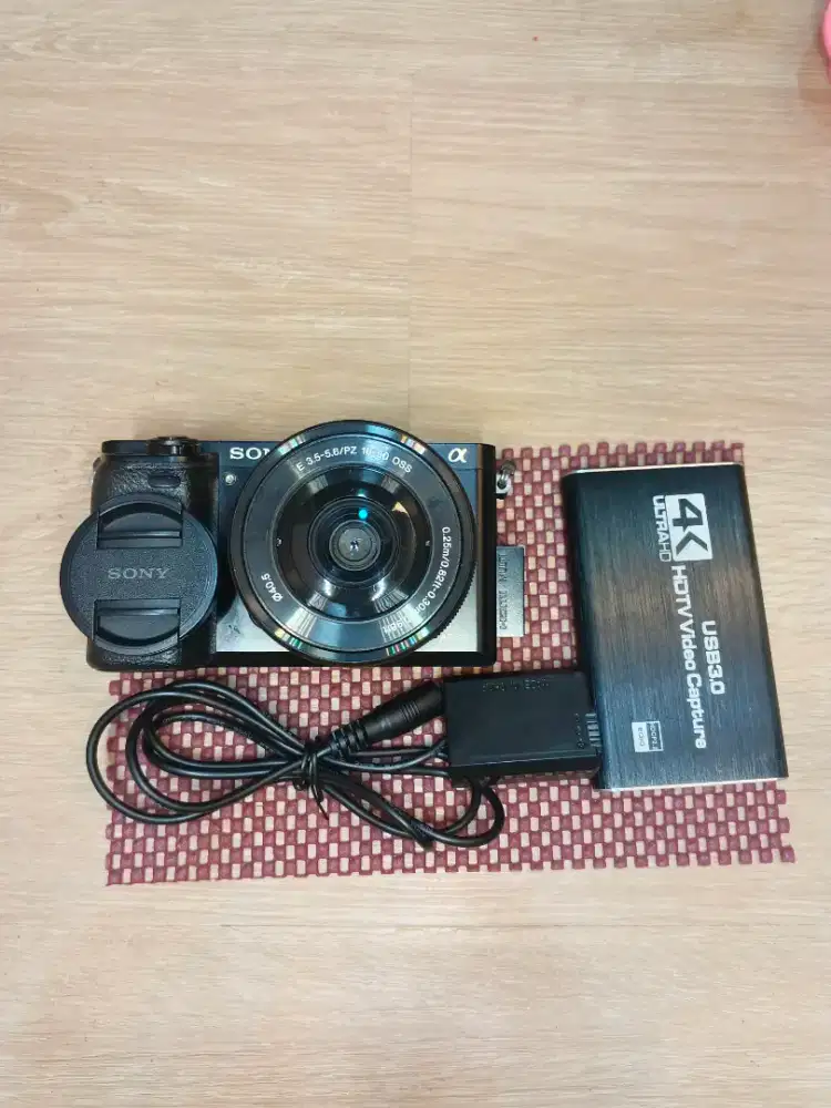 Kamera Sonny A6000 Paket Lengkap Live streaming